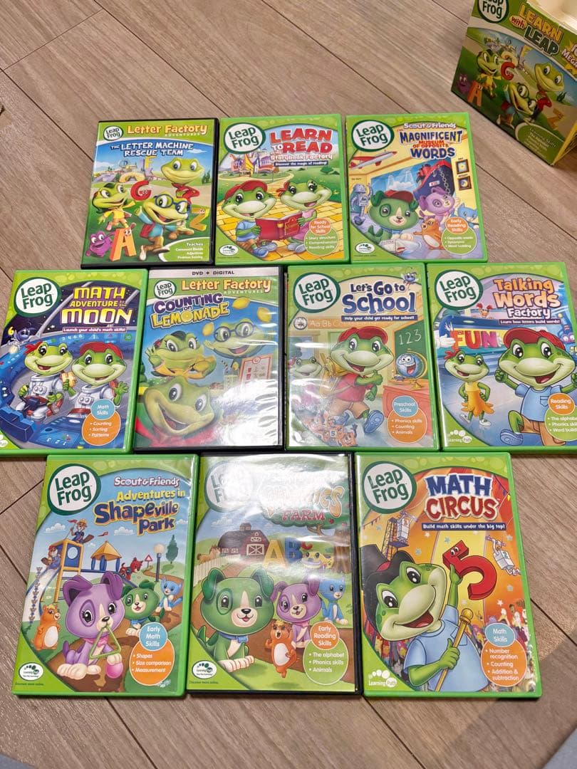 リープフロッグ　LeapFrog DVD メガ　セット