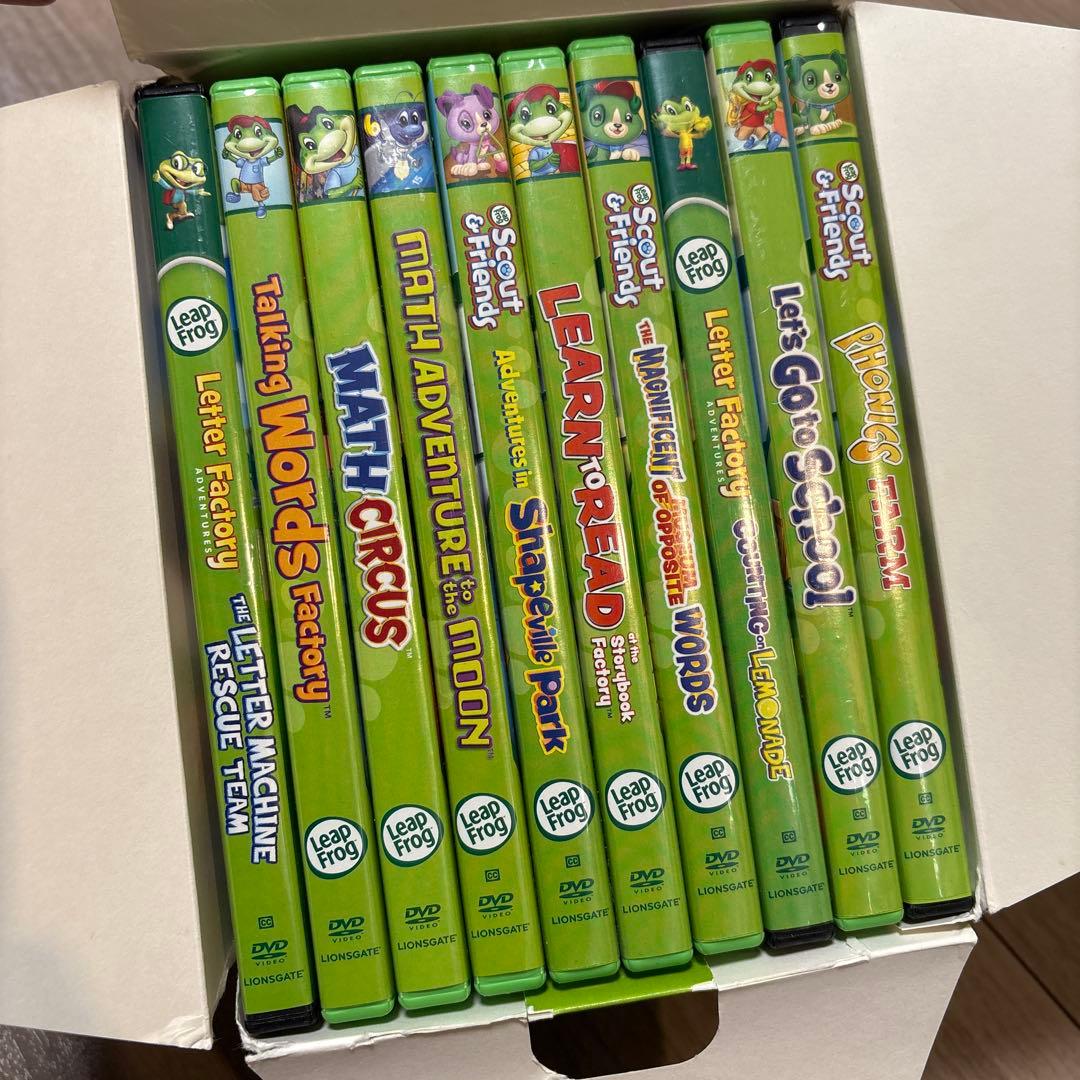 リープフロッグ　LeapFrog DVD メガ　セット