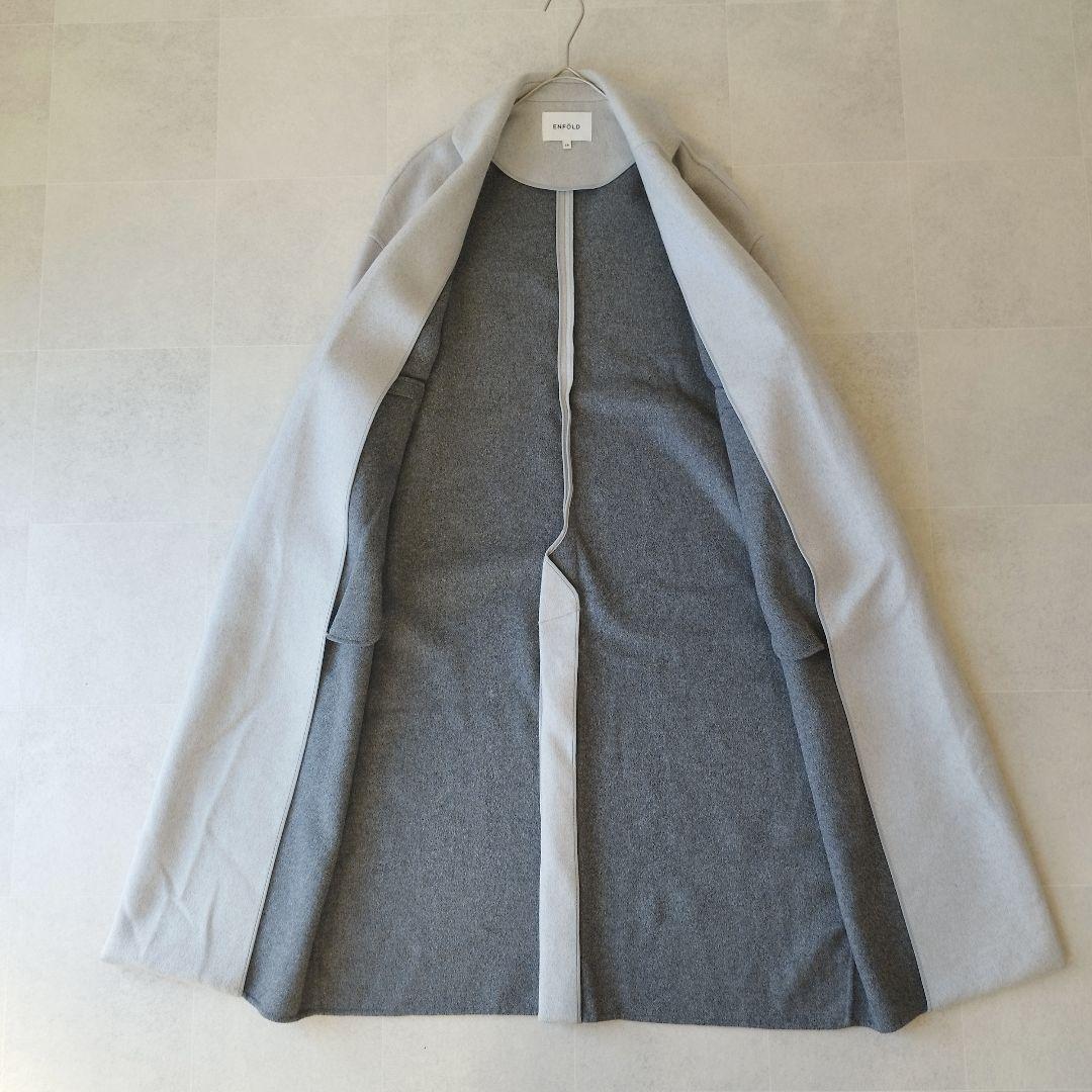 Dia grande様✨エンフォルド チェスターコート バイカラー ライトグレー