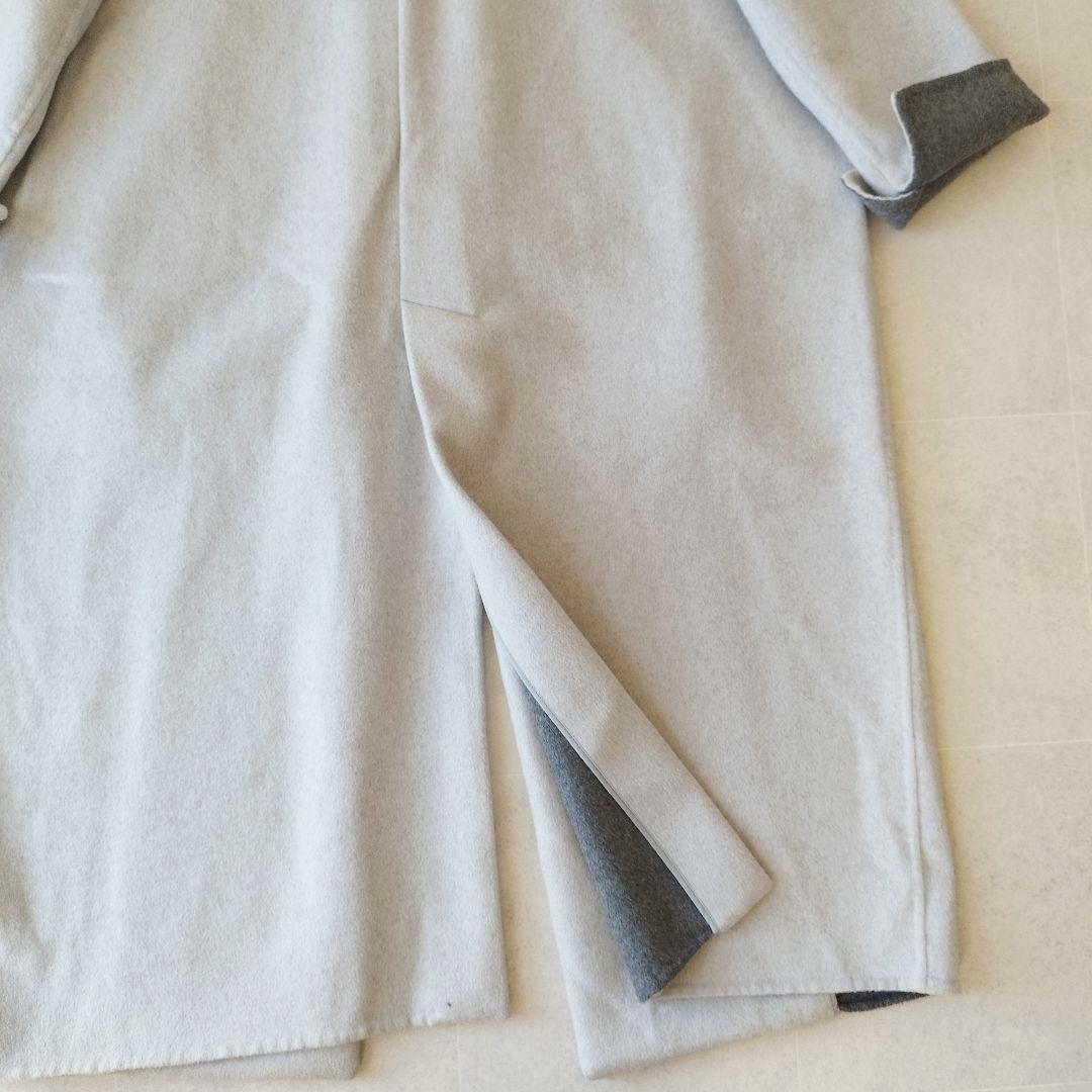 Dia grande様✨エンフォルド チェスターコート バイカラー ライトグレー