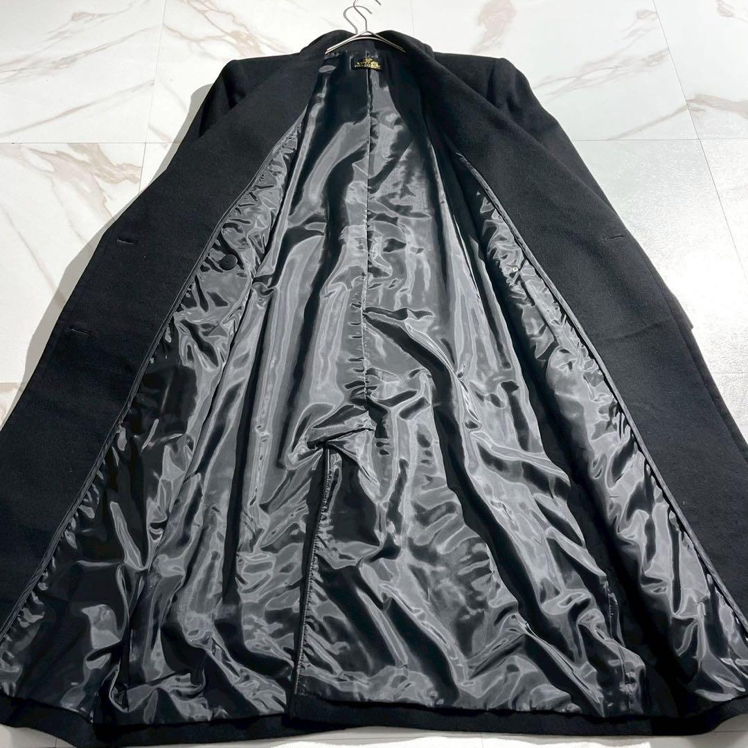 【極美品✨】UNITED カシミヤ100% ダブルチェスターコート 黒 M