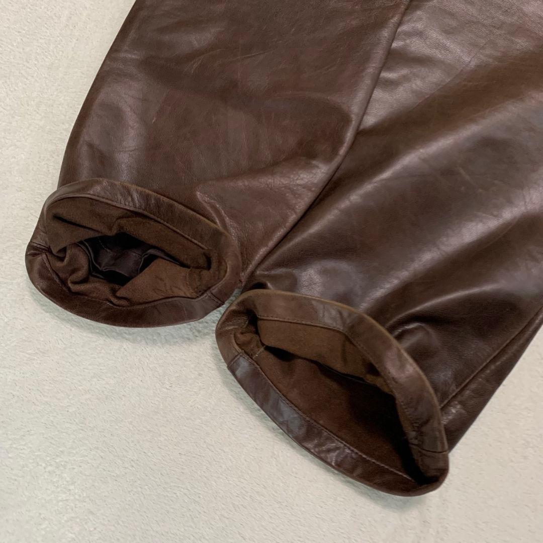 【最高級】ポールスミスコレクション / ゴートスキン レザーパンツ