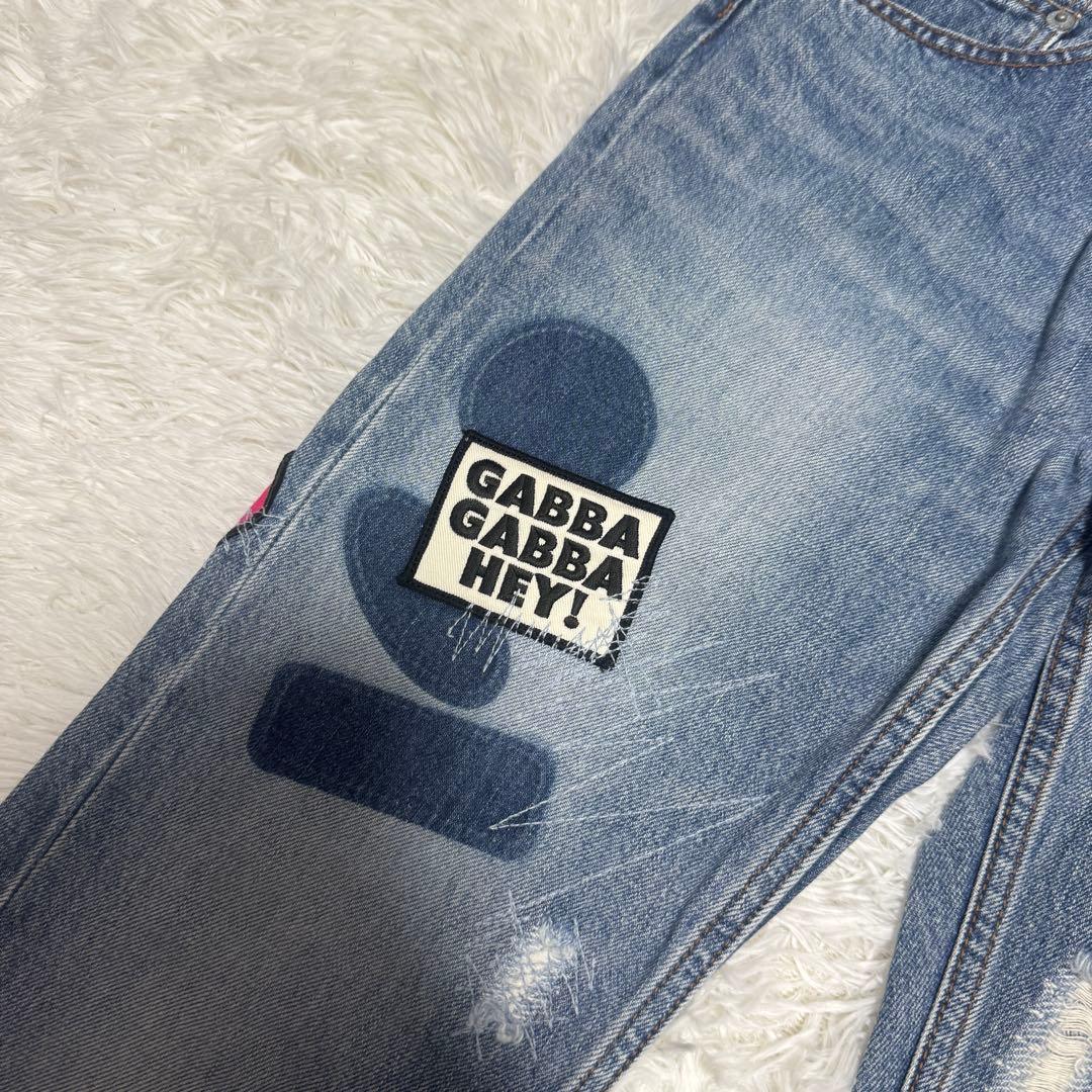 HYSTERIC GLAMOUR × RAMONES フレアデニム ワッペン