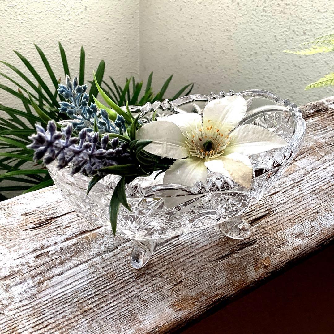 Anna Hutte/アンナヒュッテ　クリスタルコンポート　ヴィンテージ