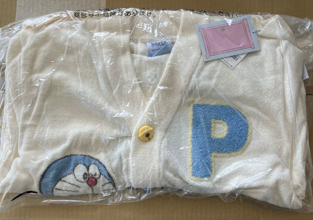 ジェラートピケ　ドラえもん　コラボ　おはようおやすみカーディガン