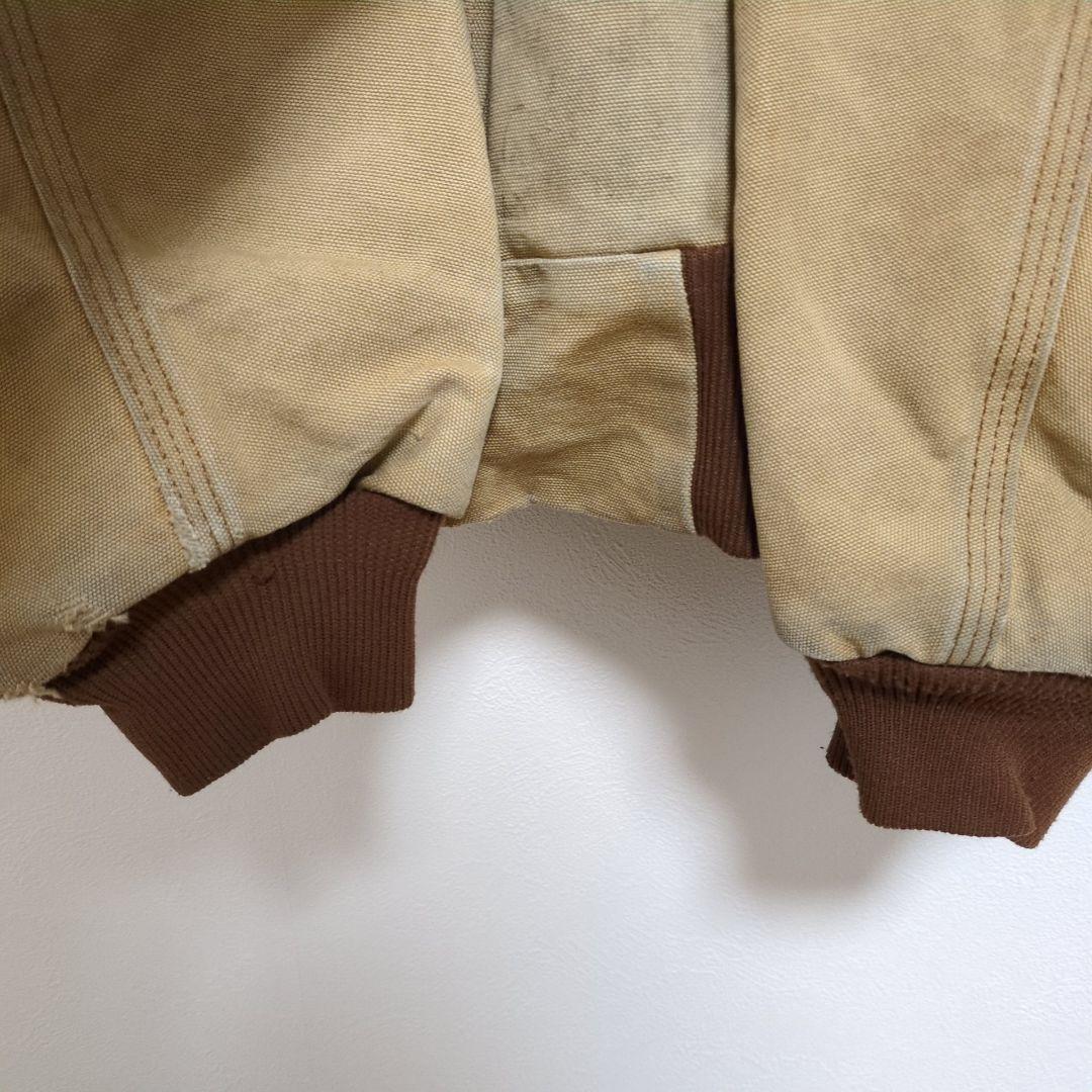 G53【USA製】Carhartt　アクティブジャケット【メンズ3XL】ベージュ