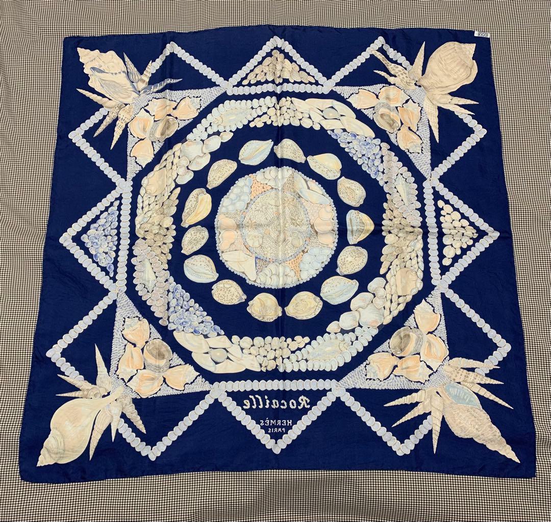 HERMES エルメス カレ90 Rocaille ロカイユ スカーフ