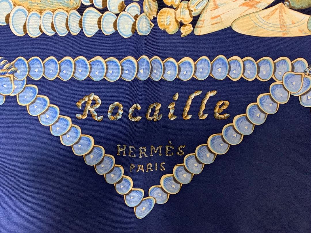 HERMES エルメス カレ90 Rocaille ロカイユ スカーフ