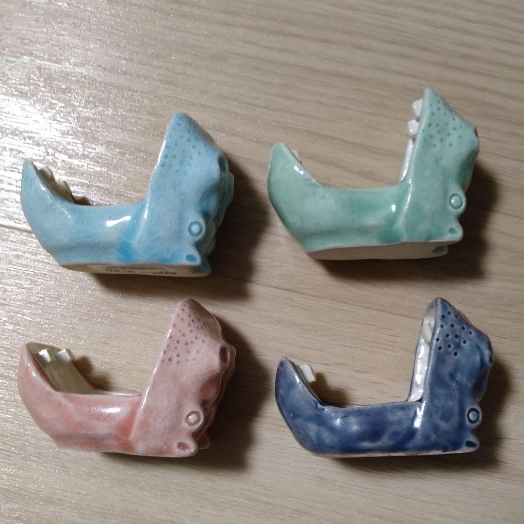 未使用 ま工房 カバの豆皿 4点セット