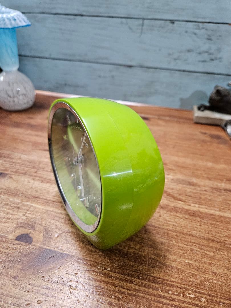 ヴィンテージ CITIZEN 手巻きの目覚まし時計 スペースエイジ レトロポップ