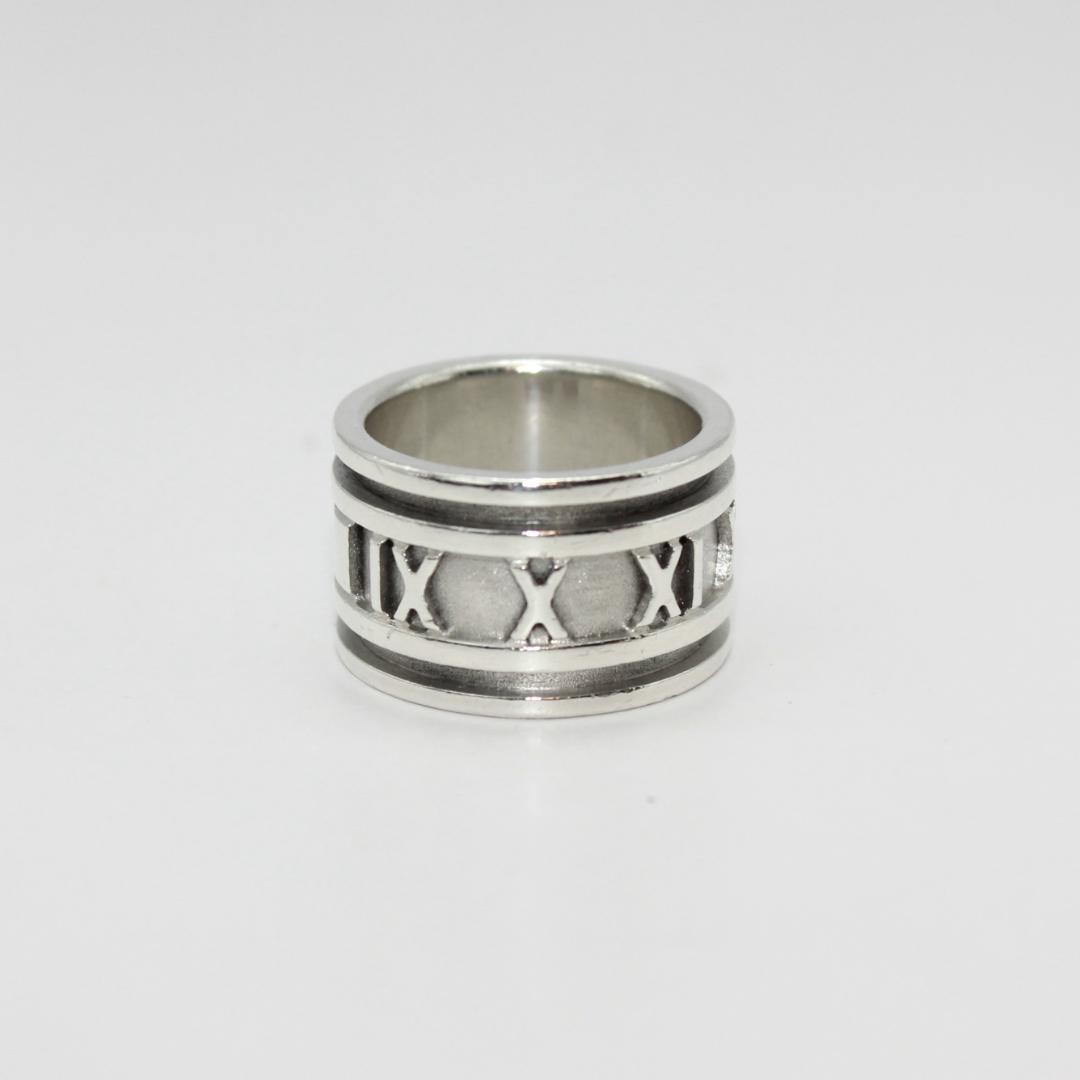 美品 Tiffany&Co.ティファニー アトラス ワイド リング 指輪 8号