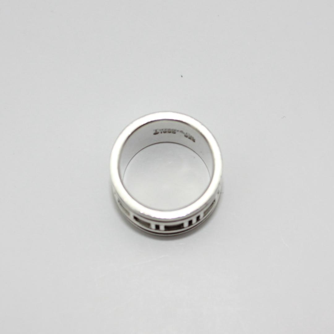 美品 Tiffany&Co.ティファニー アトラス ワイド リング 指輪 8号