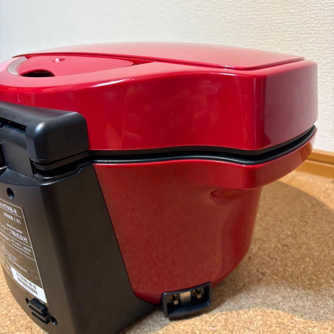 【良品】SHARP ヘルシオホットクック 水なし自動調理鍋 KN-HT99B-R