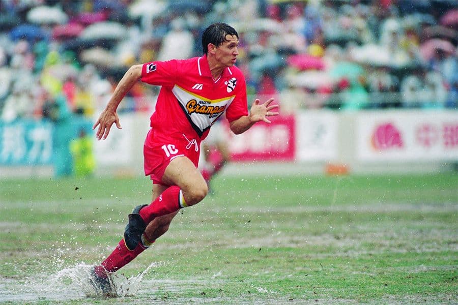 1993年名古屋グランパスエイト 選手支給品長袖ユニフォーム リネカー ピクシー