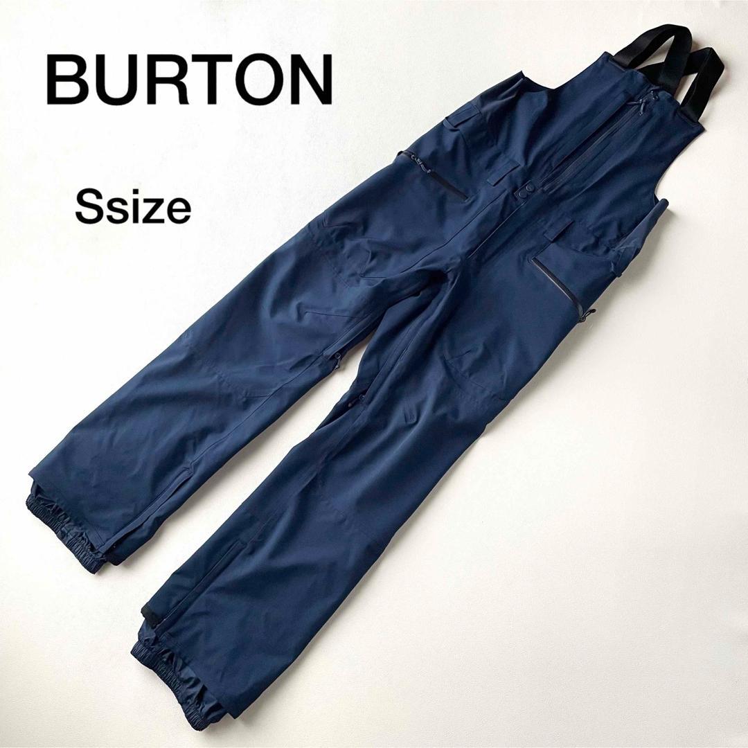 5464　バートン　ビブパンツ　メンズ　スノボウェア　中綿入り S ネイビー