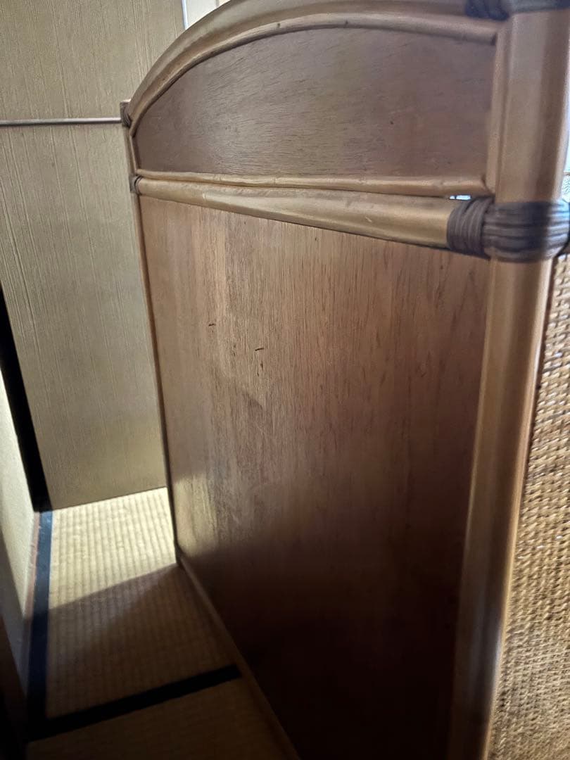 藤家具　ラタン5段チェスト