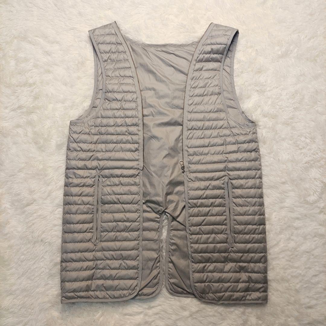 エディーバウアー ステンカラーコート チェック柄 ライナー付き グレー S