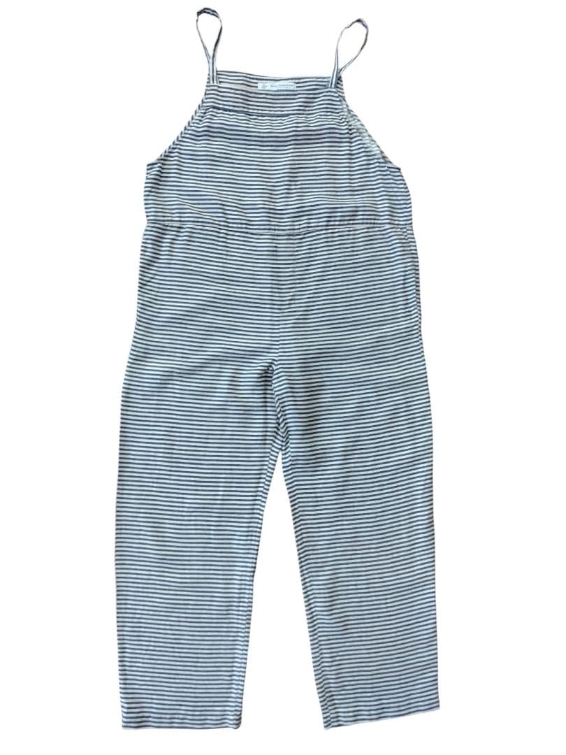 ジャーナルスタンダードラックス リネンボーダーキャミサロペット