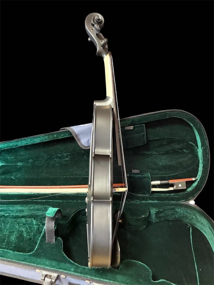 美品 hallstatt ハルシュタット CV-210E エレキバイオリン 黒