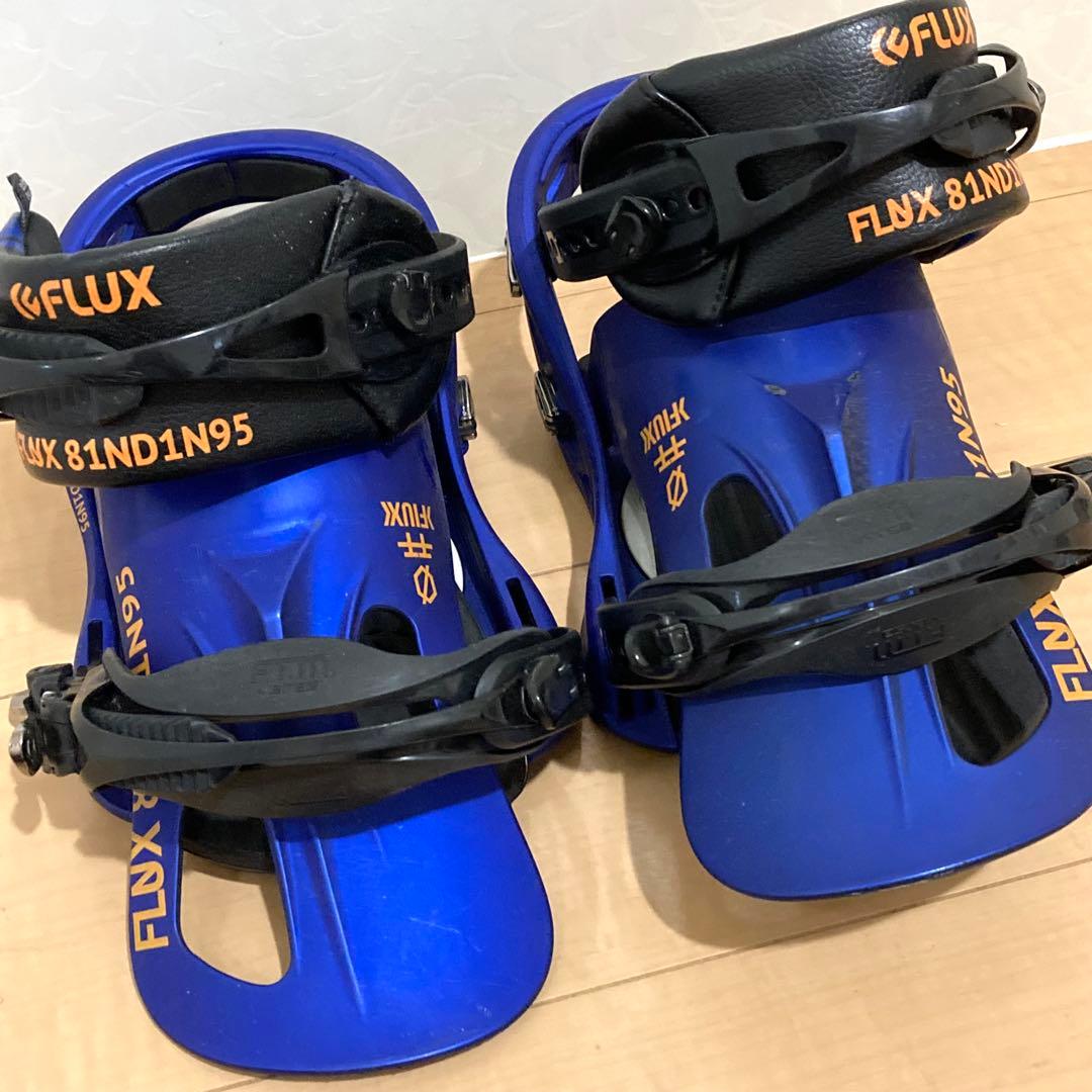 人気✨FLUX 81ND1N95 TT スノーボード バインディング ブルー M