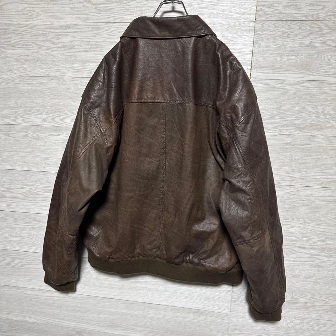 90s Wilsons A-2 本革 レザージャケット ビックフライトジャケット