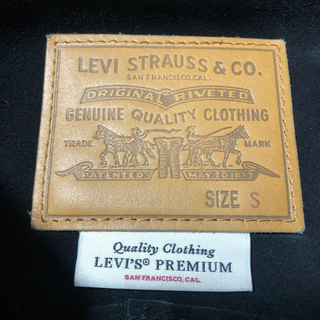 ジャケット・アウター Levi's TYPE1 TRUCKER SUEDE LEATHER S