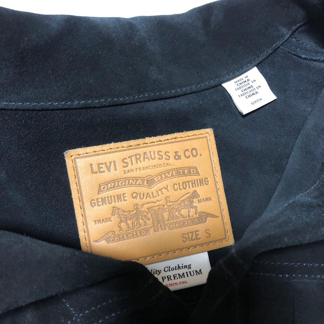 ジャケット・アウター Levi's TYPE1 TRUCKER SUEDE LEATHER S