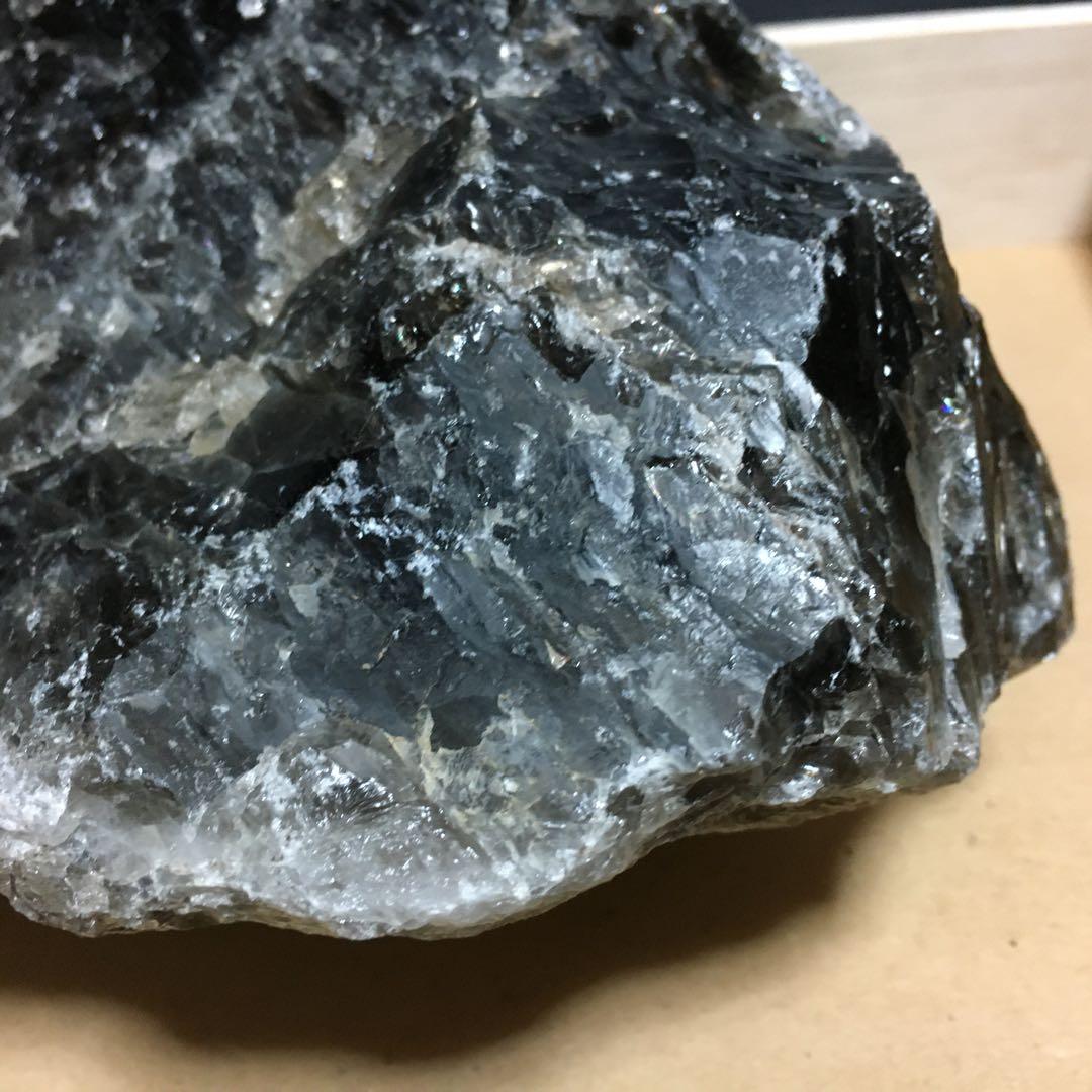 モリオン 純天然 黒水晶 原石　約3.9Kg