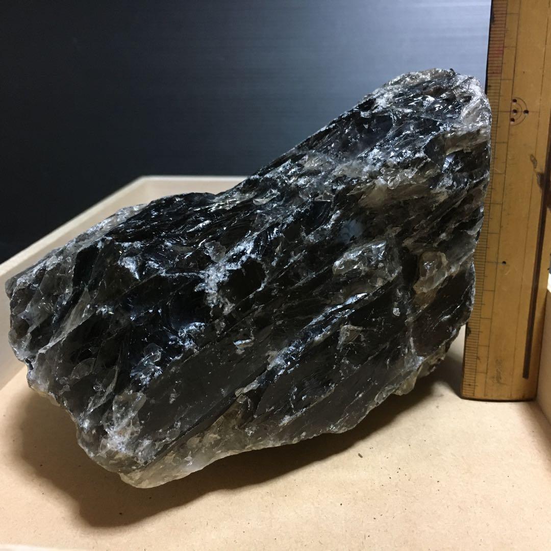 モリオン 純天然 黒水晶 原石　約3.9Kg