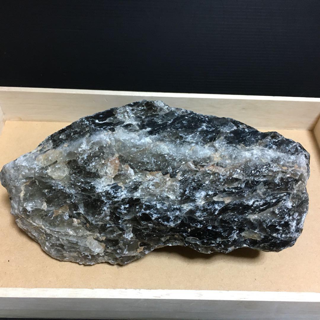 モリオン 純天然 黒水晶 原石　約3.9Kg