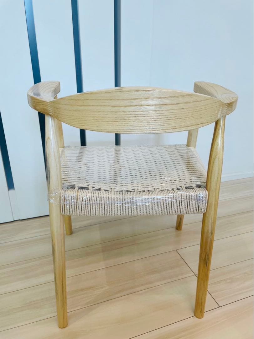 送料込み　ペーパーコードチェア　美品