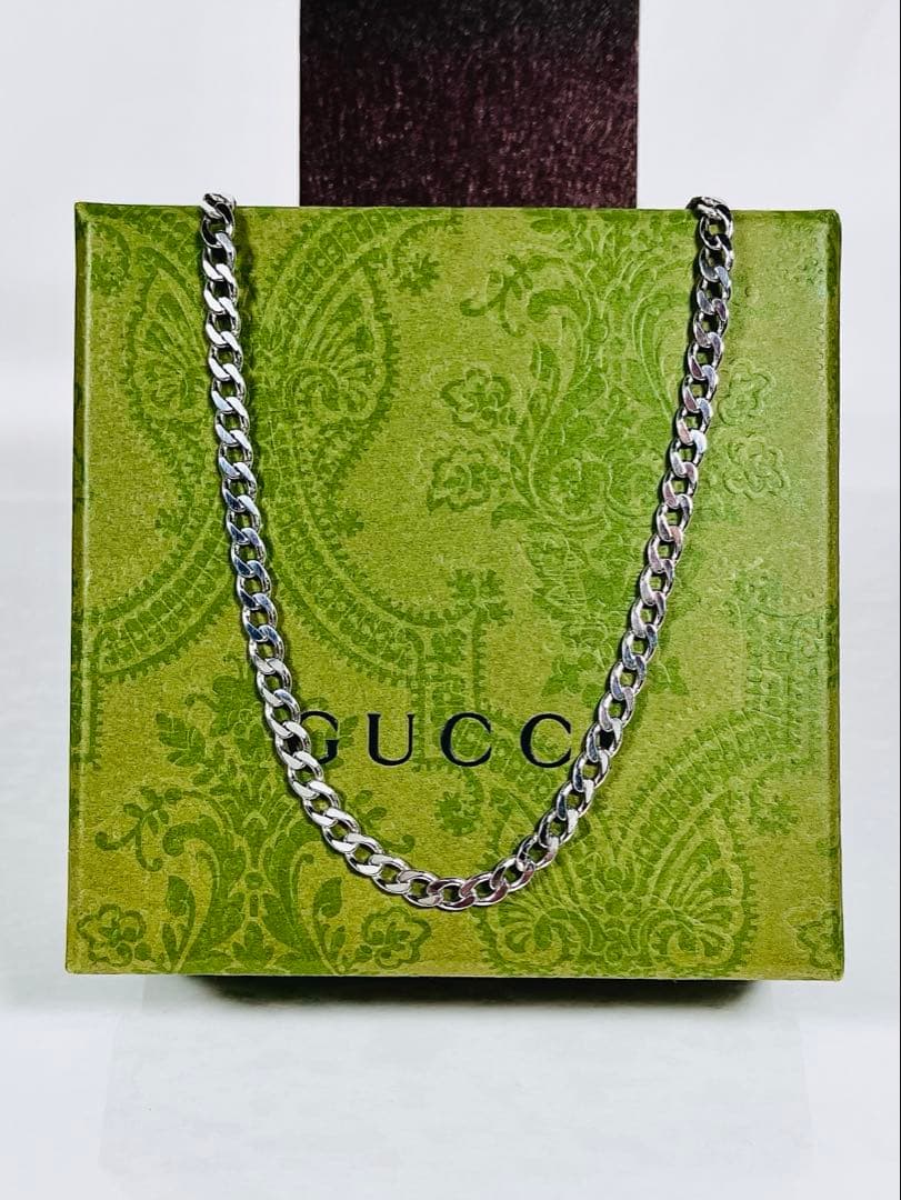 【超美品】GUCCI 喜平チェーン ネックレス 　SV925 3.7ミリ