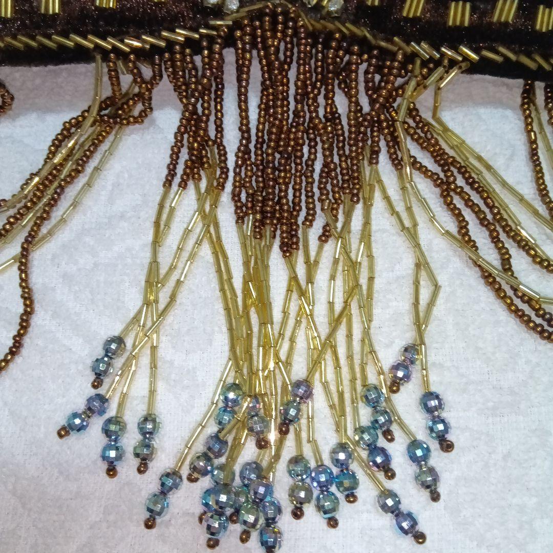 ベリーダンス　衣装　4点セット（ブラ・スカート・アーム・チョーカー）