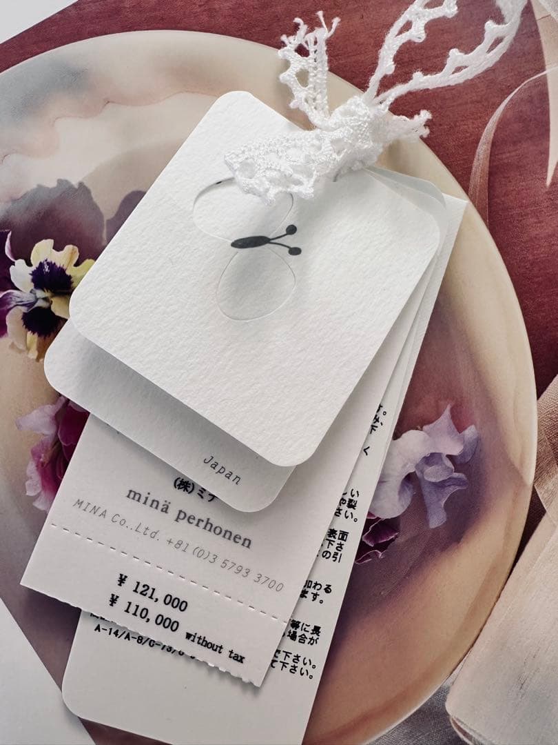 mina perhonen blumen *ノースリーブドレス* ワンピース