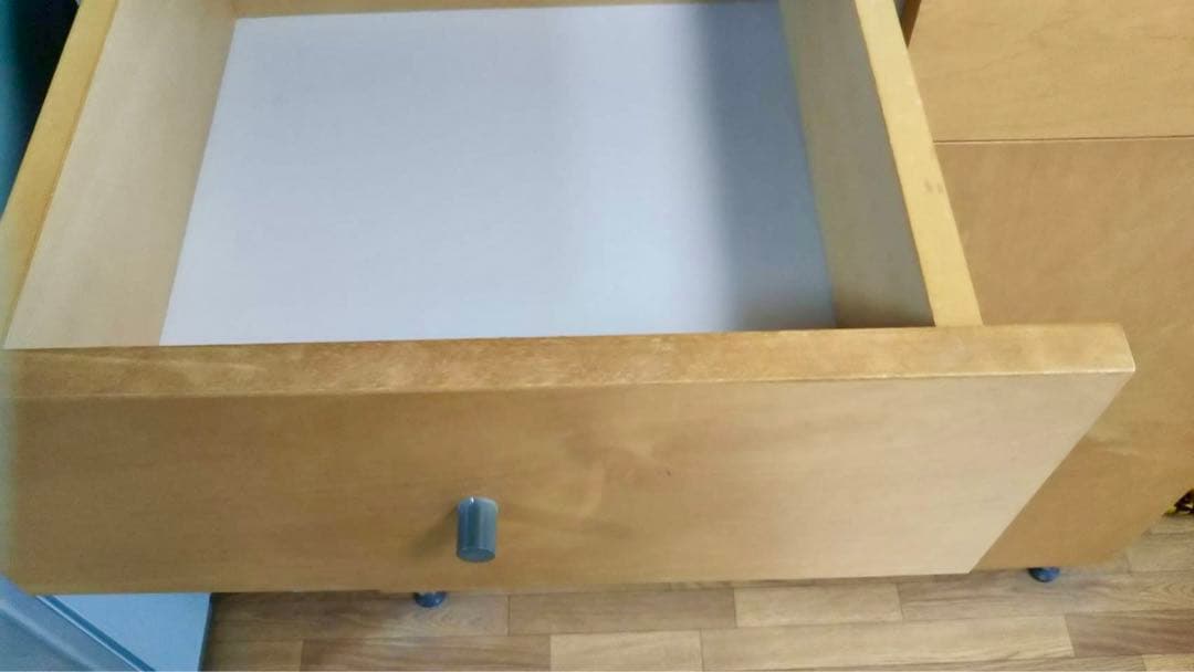 【廃盤・希少】送料込 無印良品キャビネット（食器棚・カップボード）ナチュラル木製