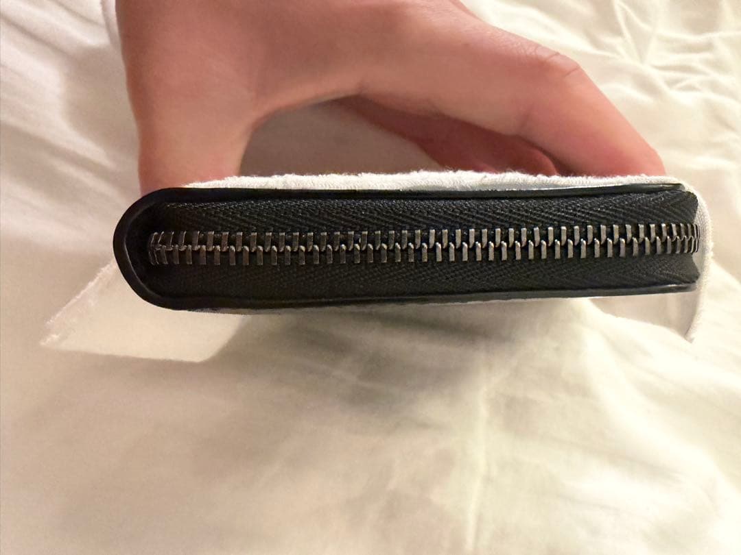 CRAFSTO L字ファスナー財布　シェルコードバン　ブラック　l字ファスナー