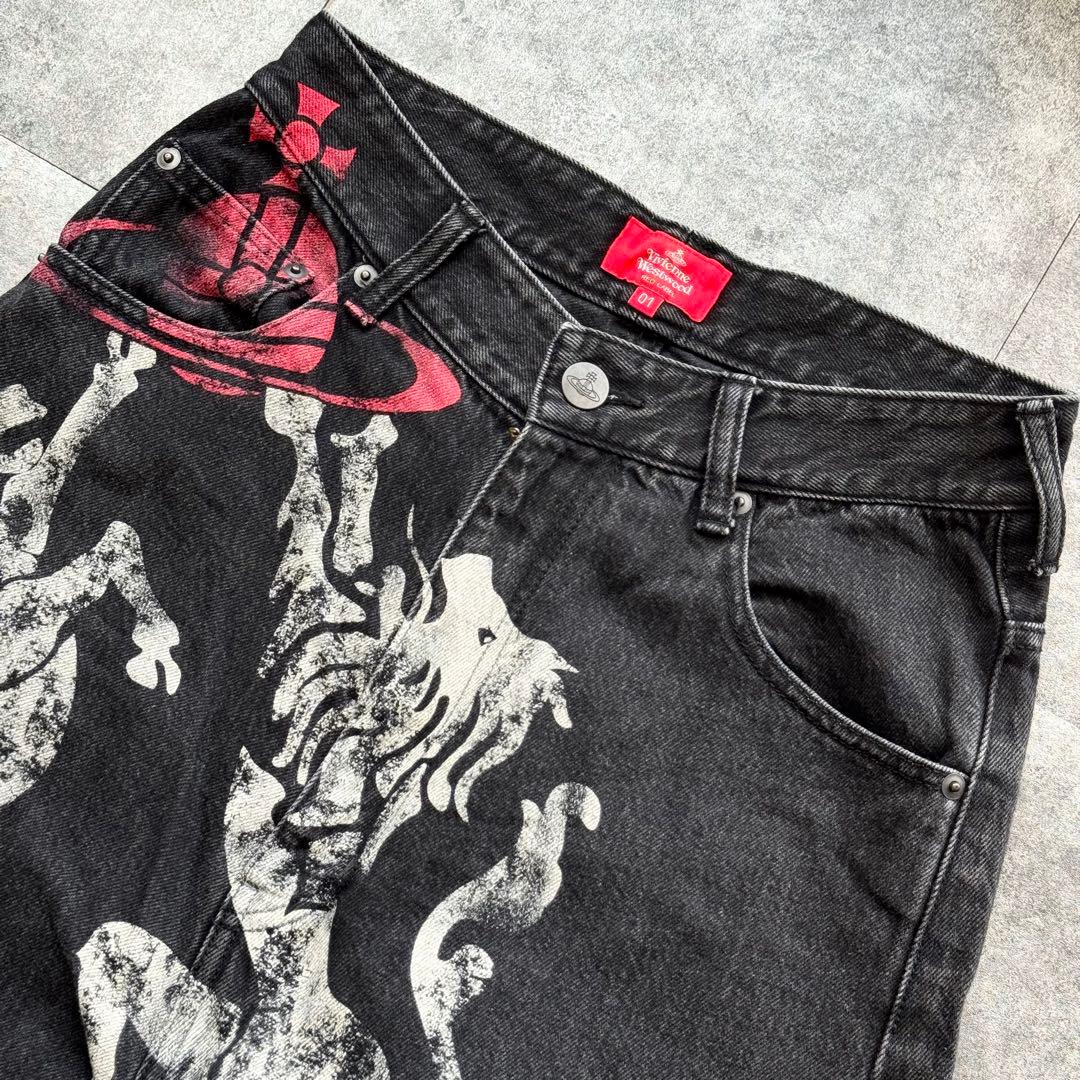 【希少】Vivienne Westwood RED LABEL ペイントデニム