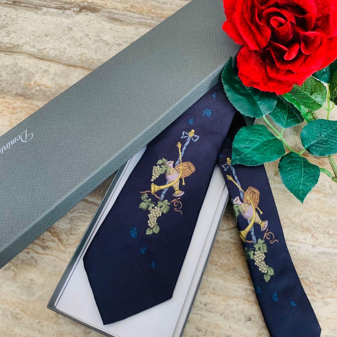 N339 新品未使用 ドミニックフランス 定価105,000円 ネクタイ メンズ