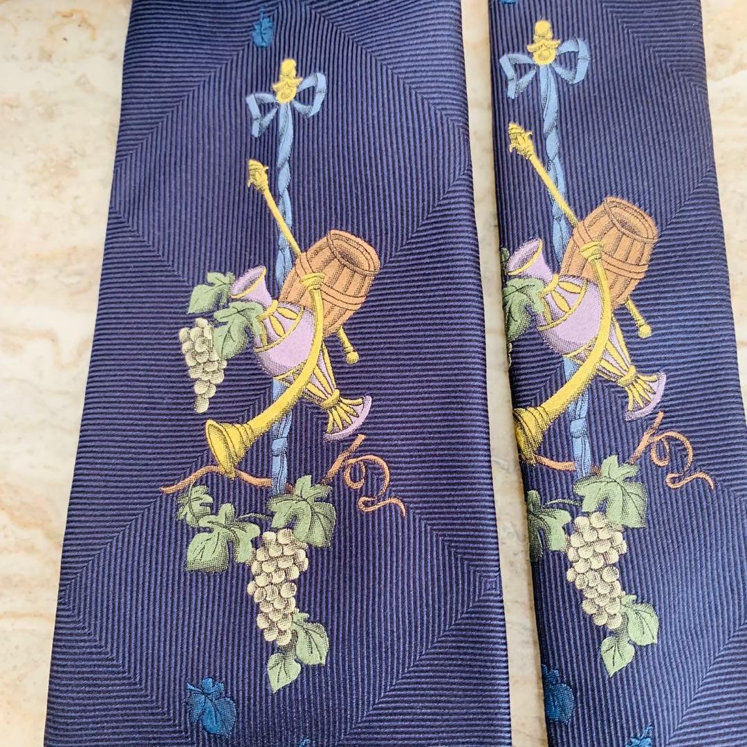 N339 新品未使用 ドミニックフランス 定価105,000円 ネクタイ メンズ