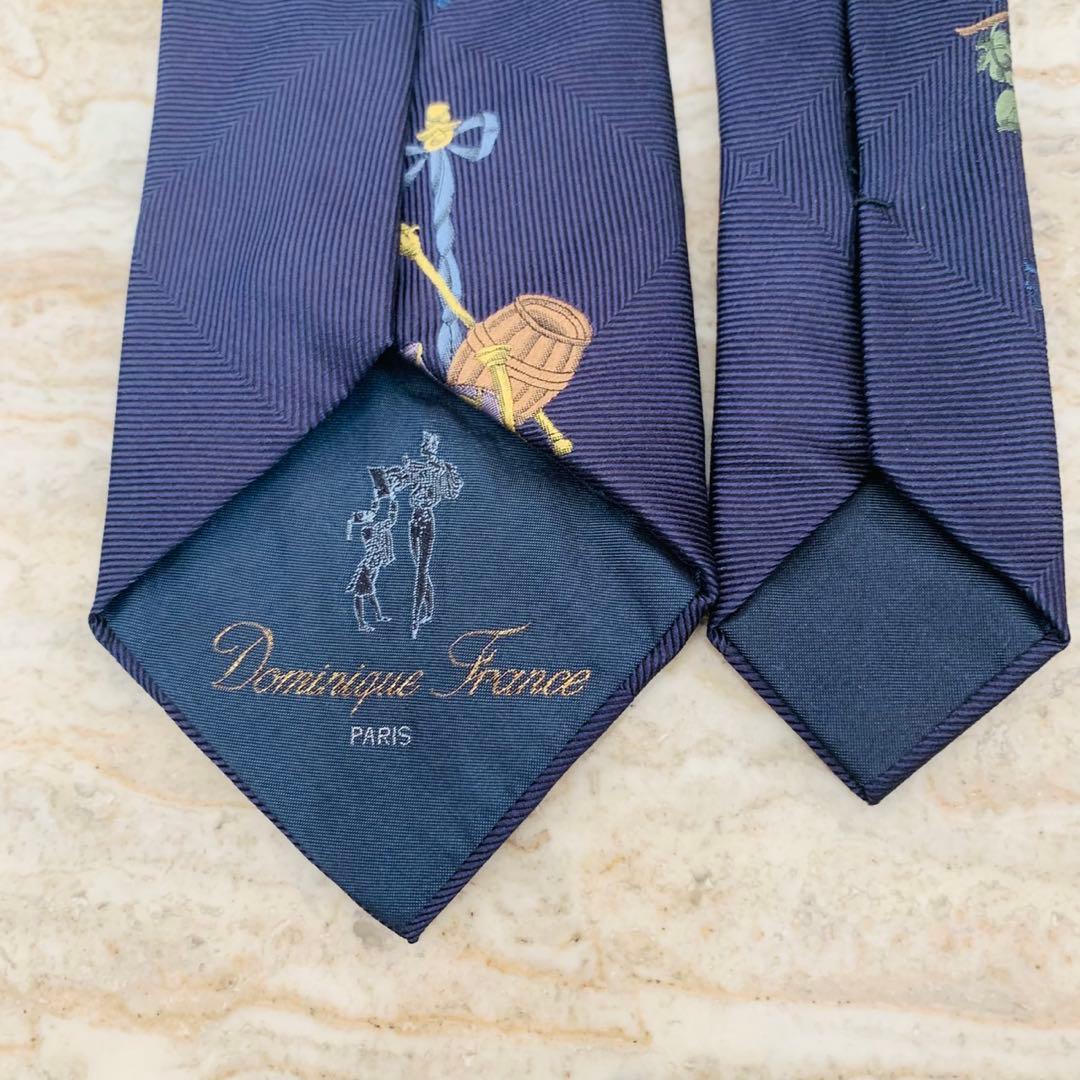 N339 新品未使用 ドミニックフランス 定価105,000円 ネクタイ メンズ
