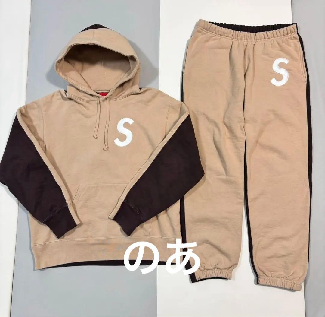 Supreme S Logo セットアップ　コムドット ゆうた　ブラウン　茶