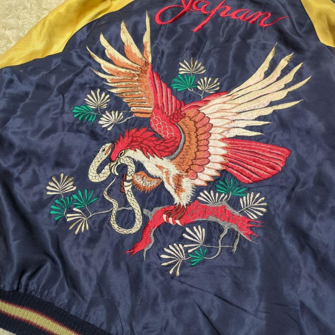 TAILOR TOYO テーラー東洋 虎 鷹 刺繍 リバーシブル スカジャン L