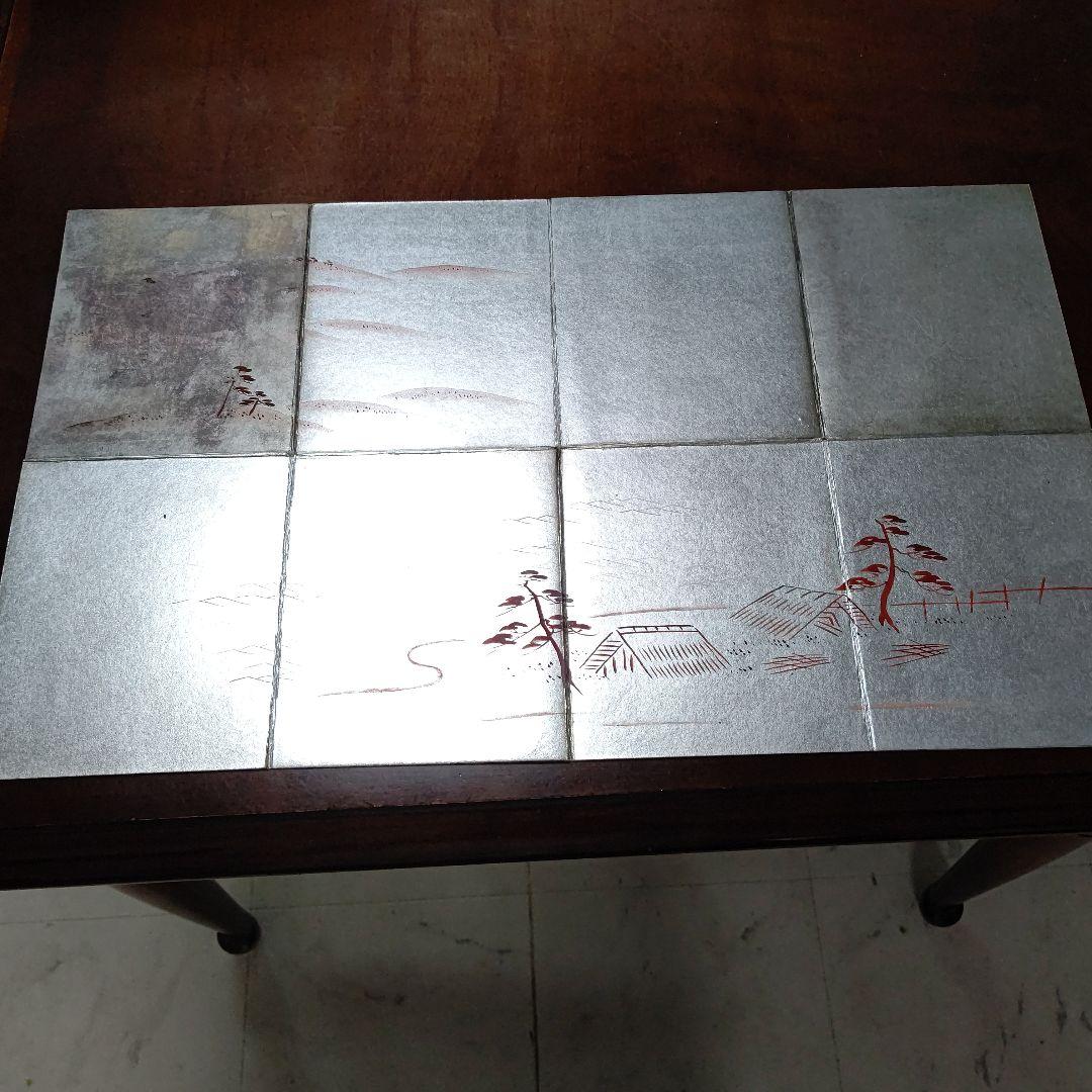 香道具志野流　地敷　金　銀　両面使い