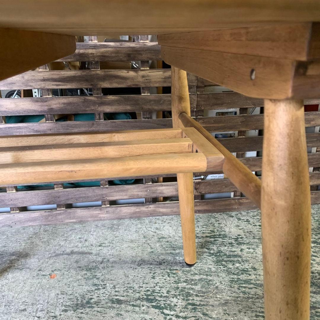 H879\" 国産メーカー 関家具 テーブル チェアセット バーチ材