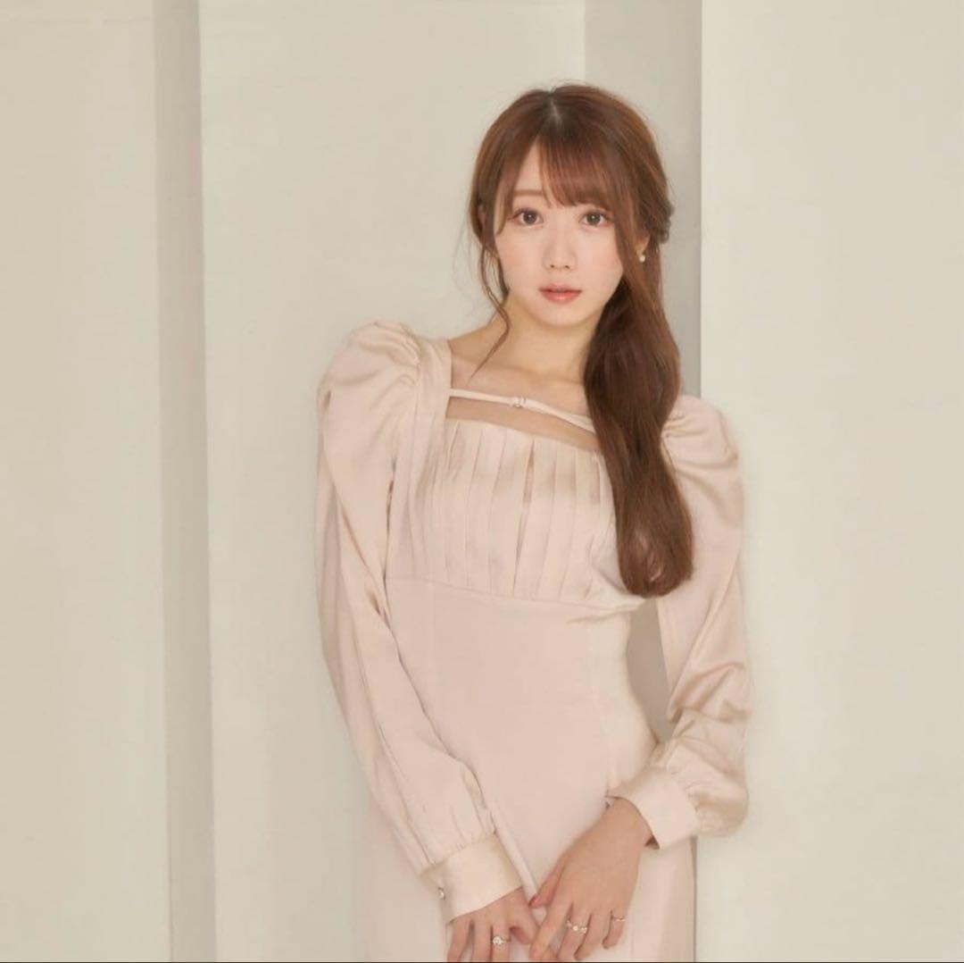 ロゼミューズ decollete belted mermaid onepiece