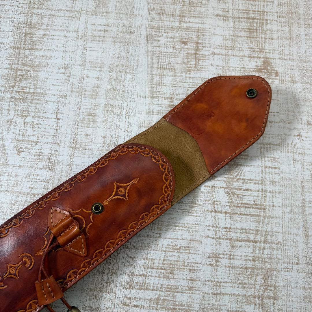 J.FLOWERS レザー　ビリヤード　キューケース レザー　中古