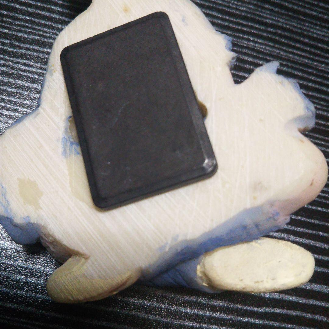 昭和のレア物青色ヨーロッパバレリーナ風人形マグネット付き飾り品