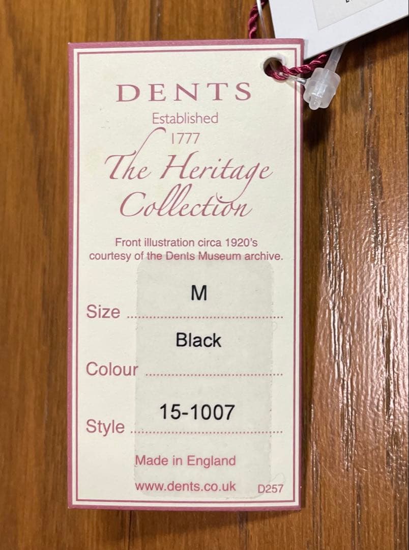 【新品未使用】DENTS レザー ドライビング グローブ サイズM