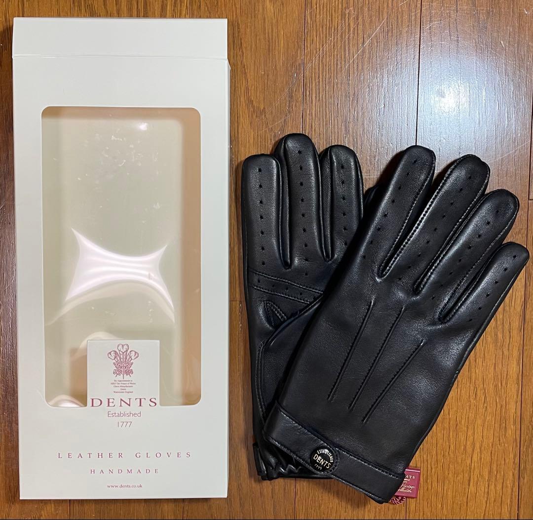 【新品未使用】DENTS レザー ドライビング グローブ サイズM