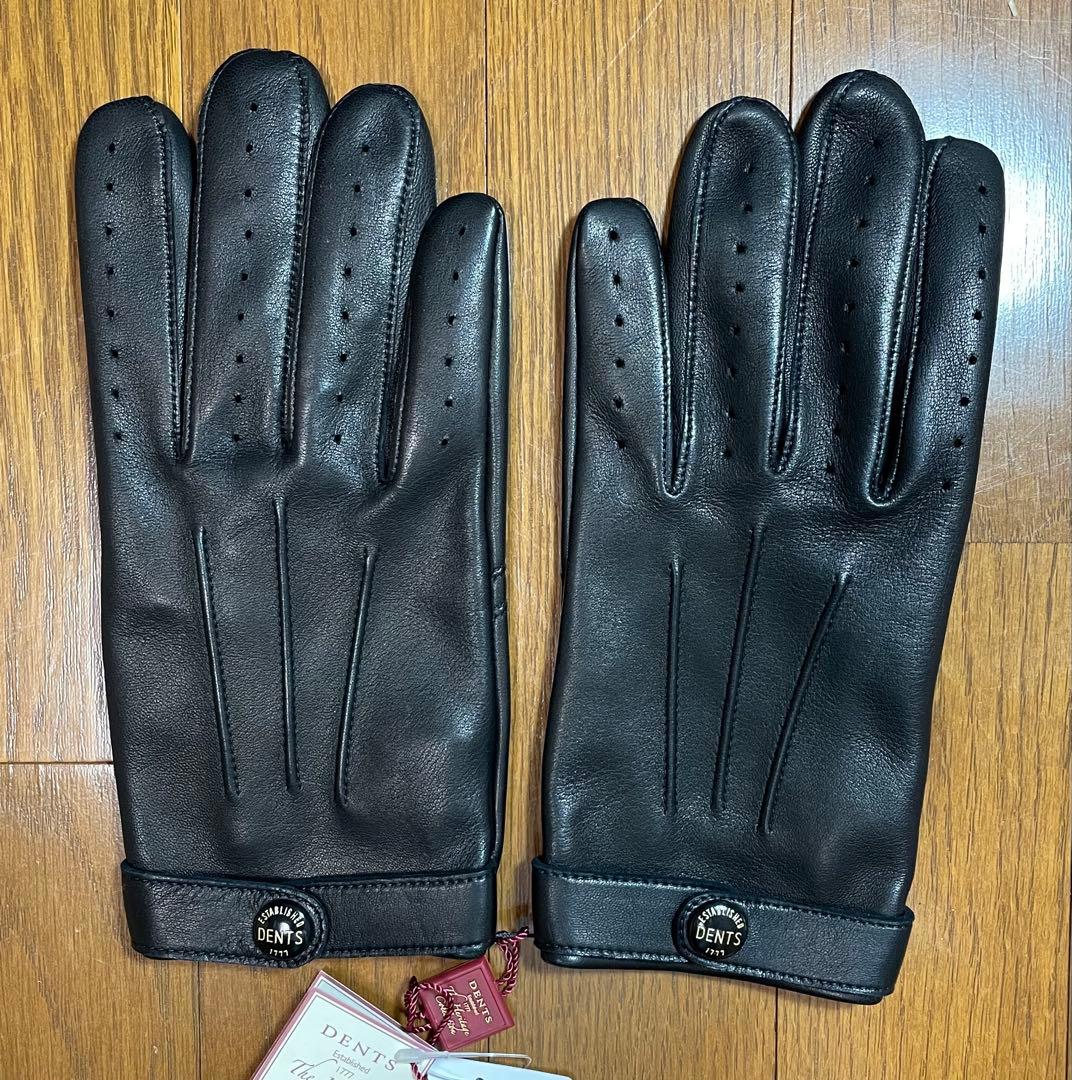 【新品未使用】DENTS レザー ドライビング グローブ サイズM